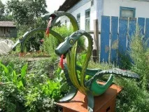 Вироби для дачі (59 фото) особливості виробів з шин, природного матеріалу, камінняпластикових вироби