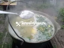 Польова каша на багатті з тушонкою покрокові фото фото
