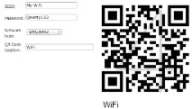 QR-код для підключення до Wi-Fi qr-код