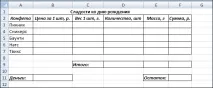 Робота 8 Excel