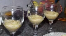 десерт банан