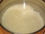 вода оставете оризов
