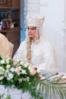 Руска сватба сватбен костюм