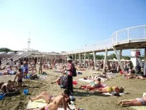 Самостійно на Венеціанський міський пляж – на острів Лідо у липні 2012 року. самостійно