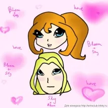 Тільки ти і я малюнки на комп’ютері - Клуб Вінкс - Winx Club тільки