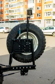 Зміцнюємо тил та переносимо запаску! Бампер OJ запаску