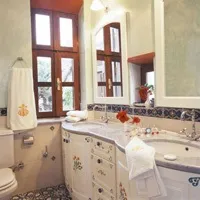 Ванна кімната в грецькому стилі прохолодне місце Ванна плюс грецькому