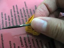 Чудова троянда орігамі з паперу паперу