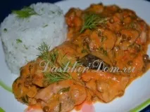 Рагу з курки з сочевицею сочевицею
