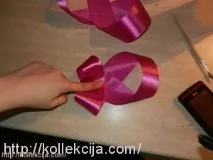 Бантик зі стрічки своїми руками бантик