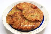 Деруниз картоплею, кабачком та морквою, рецепт деруниз