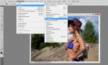 Фотофільтри Фотошопу на прикладі обробки фотографій на тему «Фігуристка на пляжі», Photo-abc обробки