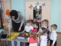 Фотозвіт музично-театралізованої вистави у молодшій групі «Хто у будиночку живе» фотозвіт