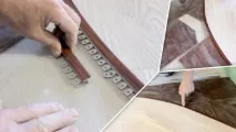 Гнучкі пороги для ламінату матеріали, технологія кріплення гнучкі