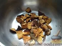 Рецепт Грибний суп з крупою крупою