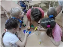 Використання вітражного розпису в ДОП використання