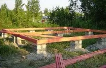Як зробити фундамент для лазні лазні