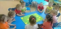 Колективна аплікація «Курчата на лузі» (фотозвіт) колективна