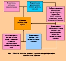Класифікація факторів ризику туристської діяльності туристської
