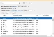 Кошик Active Directory у Windows Server 2012, Windows IT Pro 2012