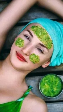 Маска для обличчя з огірка краса з грядки маска
