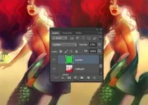 Малюємо русалочку Аріель у Фотошоп. малюємо