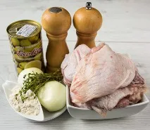 Рецепт тушкованої курки з оливками та чебрецем на Смачному Блозі рецепт