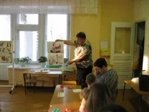 Майстер-клас для батьків «Димківська іграшка» батьків