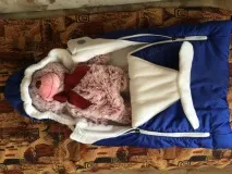 Майстер-клас з пошиття зимового конверта-мішка для новонародженого новонародженого