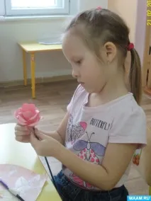 Майстер-клас «Розочки для коханої Мамочки» мамочки