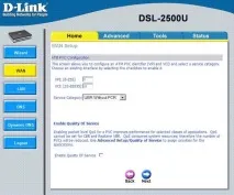 Налаштування DSL-2500U для Ростелеком Далі