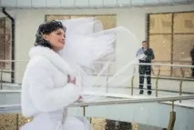 през булката