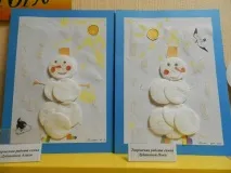 Новорічні сніговики своїми руками - Дитина у дитячому садку новорічні