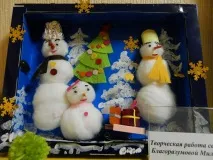Новорічні сніговики своїми руками - Дитина у дитячому садку дитина
