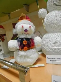 Новорічні сніговики своїми руками - Дитина у дитячому садку своїми