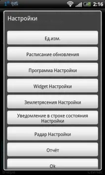 Огляд програми Elecont Weather програми