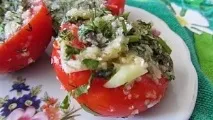 Помідори, фаршировані кукурудзою з овочами (рецепт) рецепт