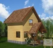 П’ятистінок - №32 проект будинку з бруса 6х6 проект