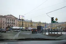 Подорож на машині з Москви до Пітера. москви