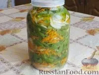 Рецепт Стручкова квасоля по-корейськи на квасоля