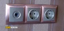 Розетки під телевізор, Будівельний блог телевізор