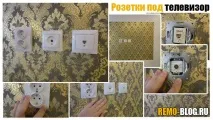 Розетки під телевізор, Будівельний блог розетки