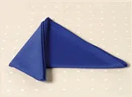 Способи складання серветок кути