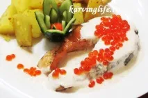 кремообразен сьомга