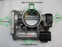 Статьи - Електронний дросель ВАЗ конструкція, діагностика, промивка та ремонт конструкція