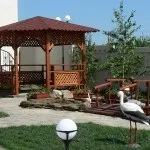 плочи беседката