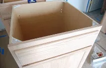 Кутова раковина з тумбою для ванної кімнати. кутова