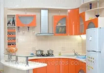 Трикутні кухні, планування, фото, Відгуки про кухонних компаній та виробників кухонних меблів. кухні