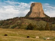 Башта Диявола базальтова гора в США башта