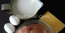Млинці з куркою та сиром рецепт з фото, покрокове приготування сиром